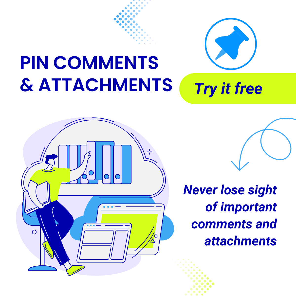 Pin Comments And Attachments App Web by Sevidev