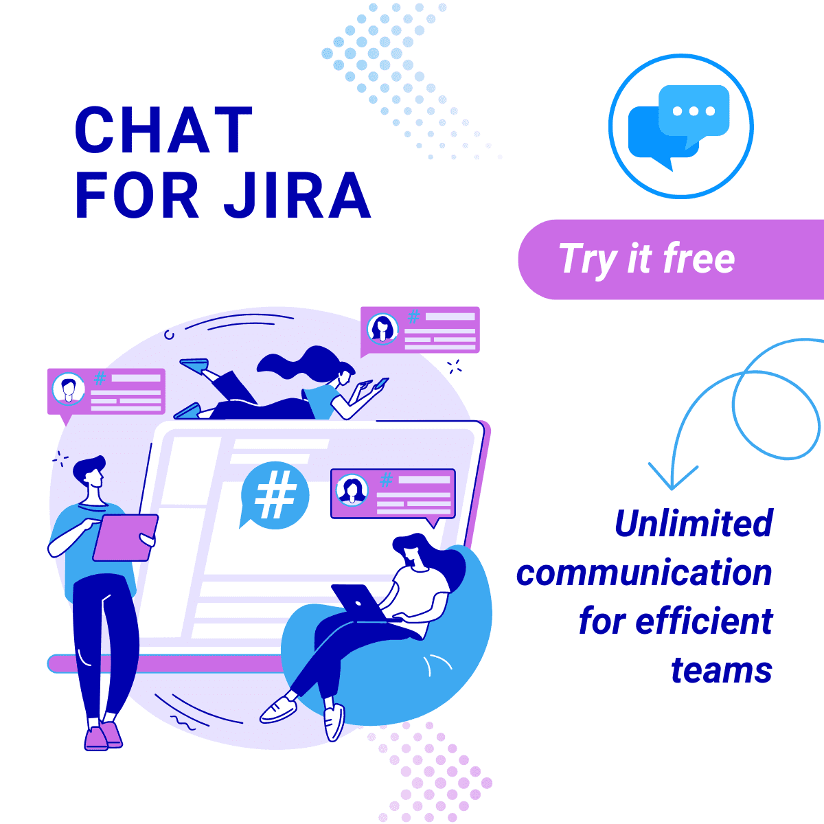 Chat For Jira App - Web Image