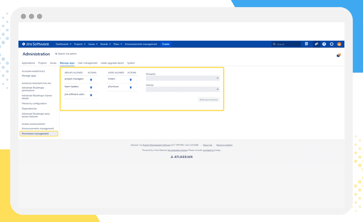 Web Image Announcements for Jira - Feature 3