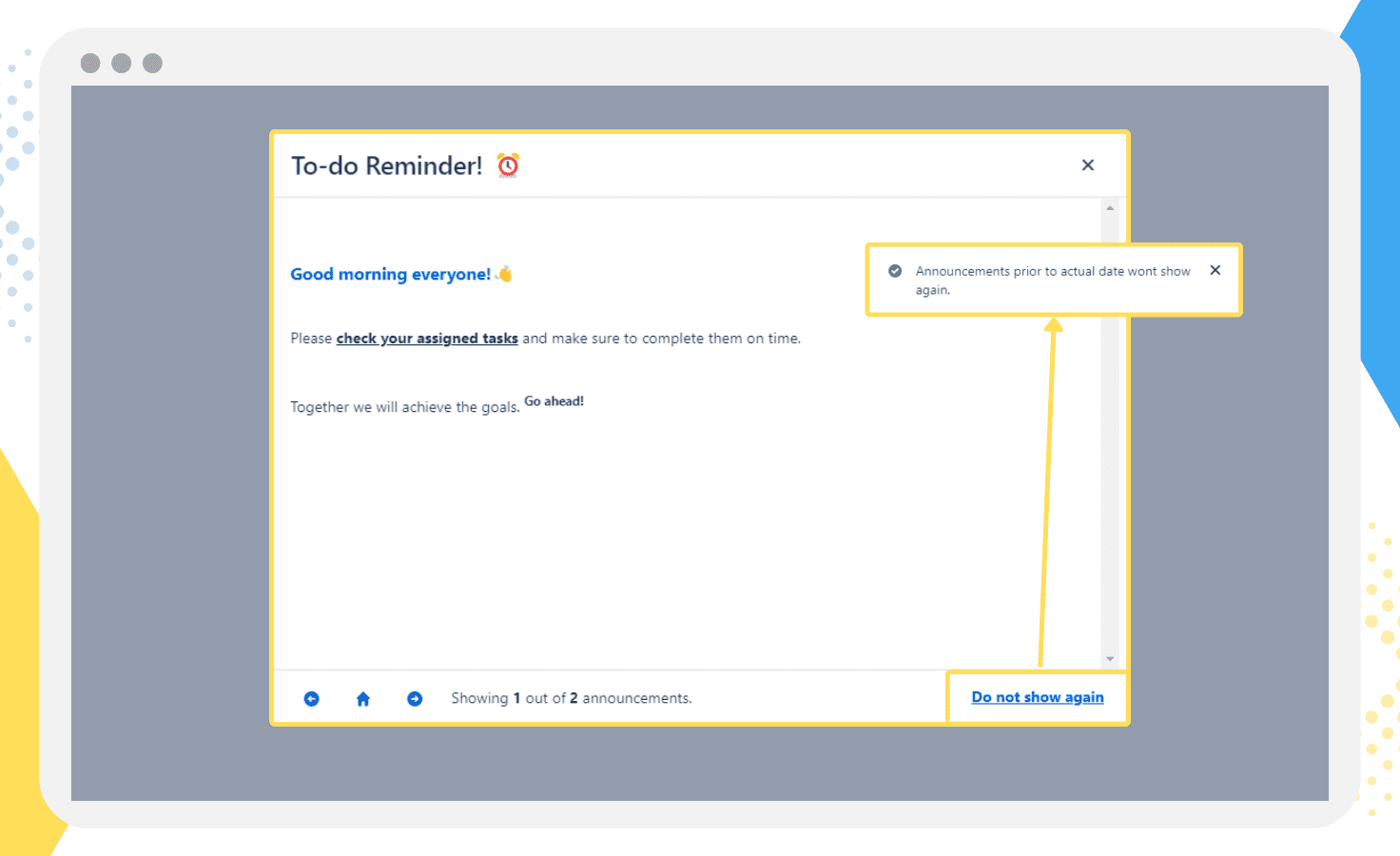 Web Image Announcements for Confluence - Feature 1-2