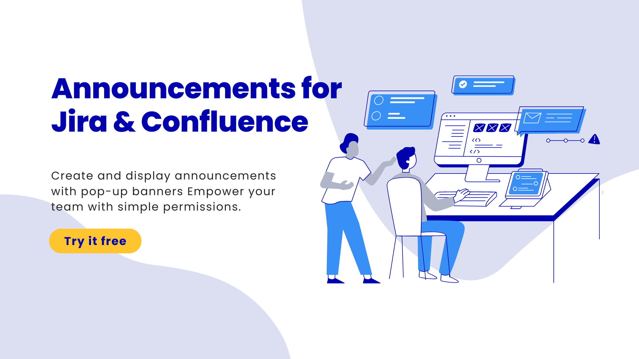 Announcements for Jira and Confluence Banner Blog - Sevidev
